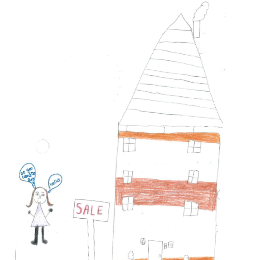 drawing of an estate agent for Blueprint for all